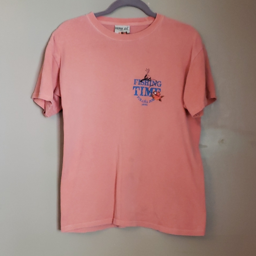 Pirana Joe Fishing Time Aruba tee